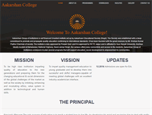 Tablet Screenshot of aakarshancollege.org